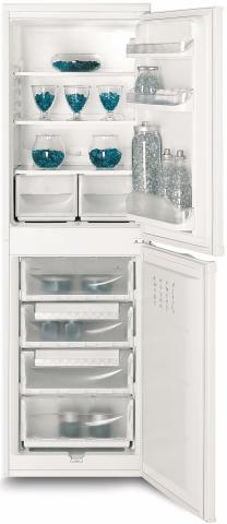 Хладилник с фризер INDESIT CAA55 1, снимка 5 - Хладилници и фризери