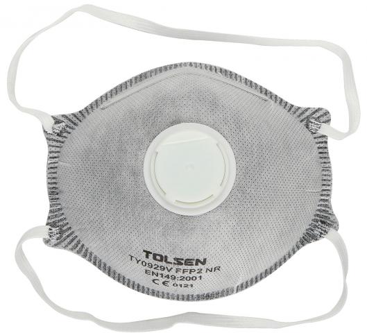 Защитна маска с клапа Tolsen - Дихателна защита