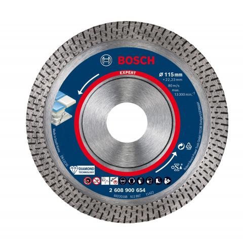 Диамантен диск за рязане Bosch Expert HardCeramic 115 мм - Диамантени дискове