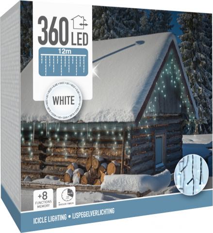 Светлинна завеса OUT 360 LED,
бяла светлина,
с таймер - Светеща мрежа/завеса