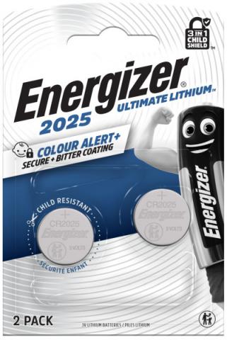 Батерии Energizer Ultimate Lithium CR2025, 2 бр. - Батерии