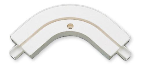 Аксесоар ъглова свръзка 1 канална външна бяла - Аксесоари