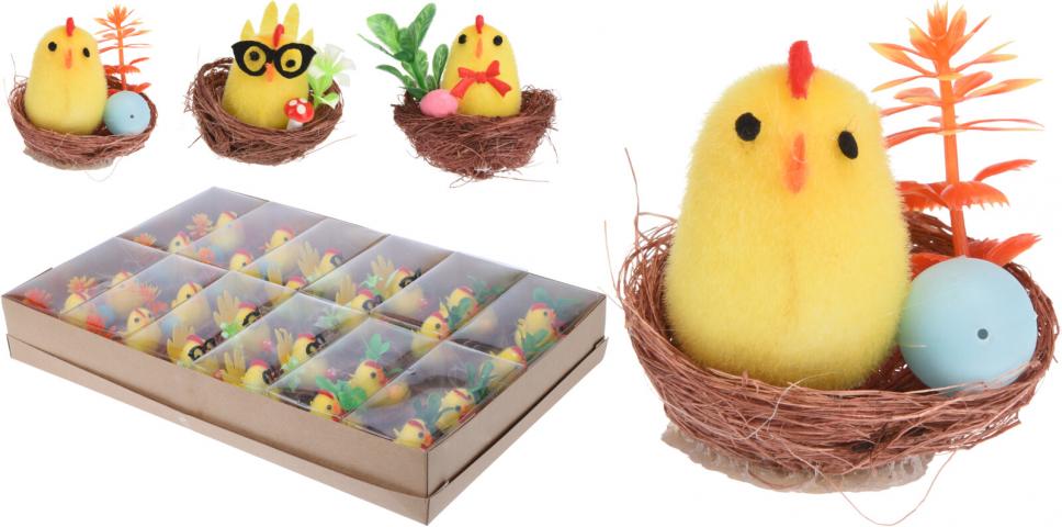 Великденски пиленца в гнездо, различни дизайни - Декорация