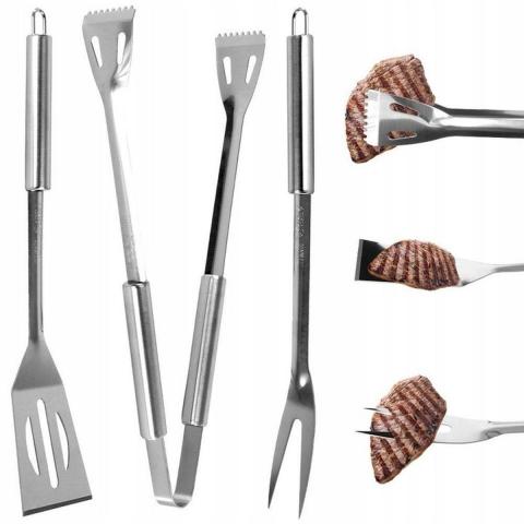 Прибори за BBQ 3бр., снимка 6 - Грил-камини и барбекюта