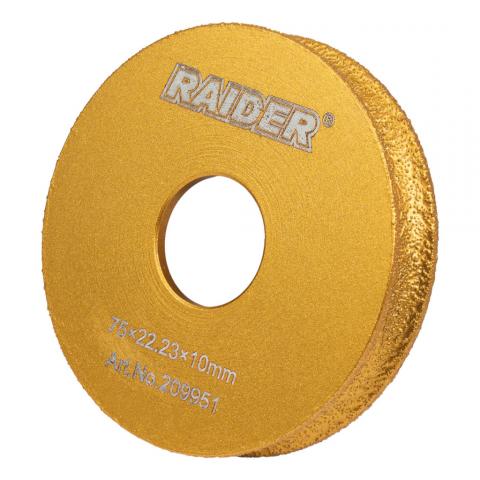 Диамантен диск Raider кръгло шлайфане 10 мм - Дискове за бормашина и ъглошлайф