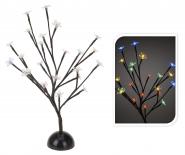 Светещо дърво 24LED, цветно, 40см