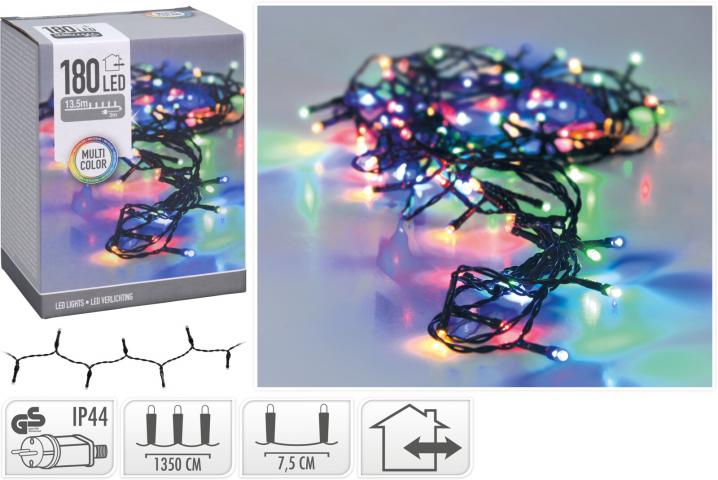 Светлинна верига OUT, 180 LED, многоцветна - Светеща верига