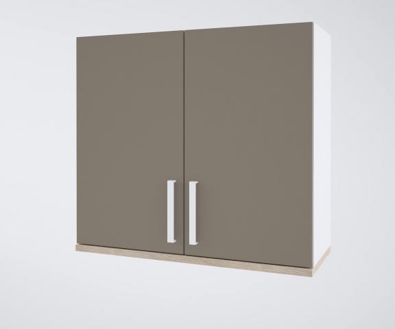 Urban горен шкаф с две врати 60см, лате - Модулни кухни с онлайн поръчка