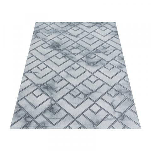 Килим Naxos White - Silver 160x230, снимка 5 - Килими