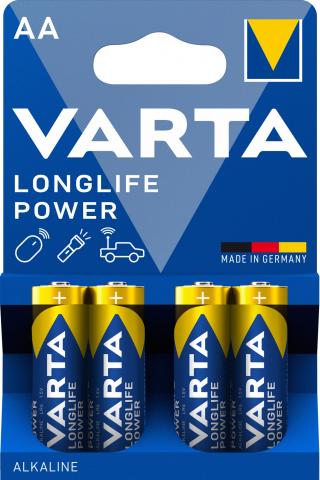 Батерии VARTA POWER АЛКАЛНИ АА 4БР. - Батерии