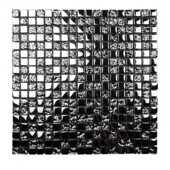 Стъклена мозайка 30х30 Тъмно сива - Стъклени