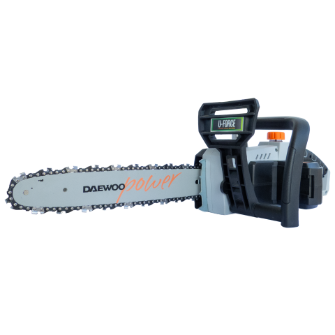 Акумулаторен верижен трион Daewoo UNI-BAT 20V Li-ion, снимка 8 - Верижни триони