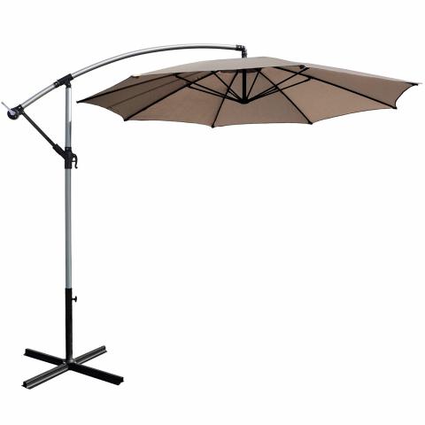 Градински алуминиев чадър Banana ф3м - Камбана чадъри