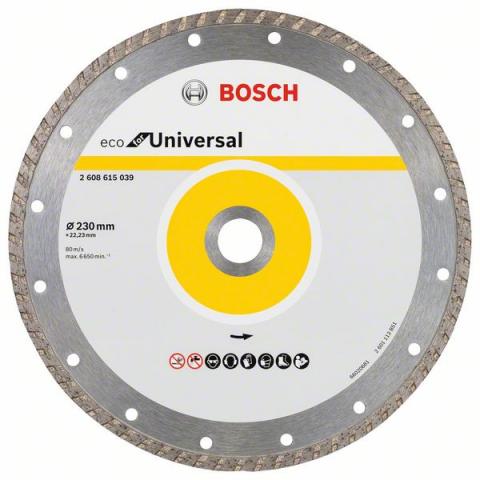 Диамантен диск 230 мм Turbo ECO Bosch - Диамантени дискове