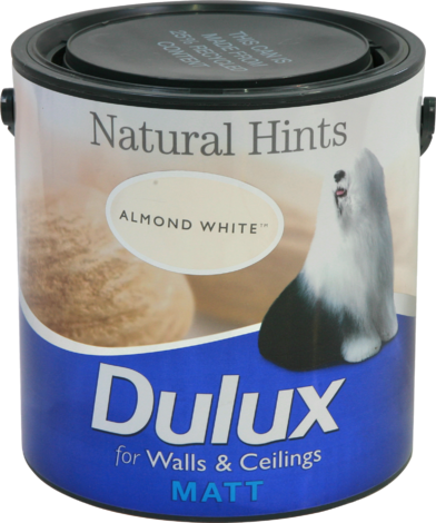 Интериорна боя DuluxMat 2.5 л, бадемово бяло - Цветни бои