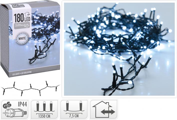 Светлинна верига OUT 180 LED, бяла светлина - Светеща верига