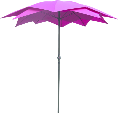 Чадър Лале ф 2,5м., магента - Градински чадъри