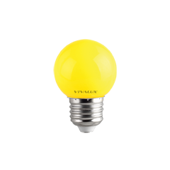LED крушка G45 1W E27 жълта 60lm - Лед крушки е27