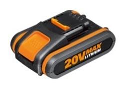 БАТЕРИЯ WORX WA3551.1  Li-ion 20V 2.0Ah - Батерии и зарядни устройства