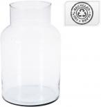 Стъклена ваза от рециклирано стъкло H26см