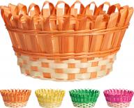 Кошница бамбук, 4 цвята