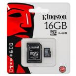 Карта  памет  microSDHC 16GB Kingston