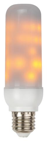 LED Крушка ефект пламък 3W 2700K - Лед крушки е27