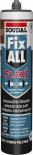 Лепило-уплътнител Fix All Flexi Soudal 280мл, кафяв