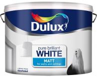 Интериорна боя  DuluxMat 10л, брилянтно бяла