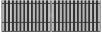 Двукрила оградна врата ALASKA H=1.50m L=3.50m Цвят антрацит