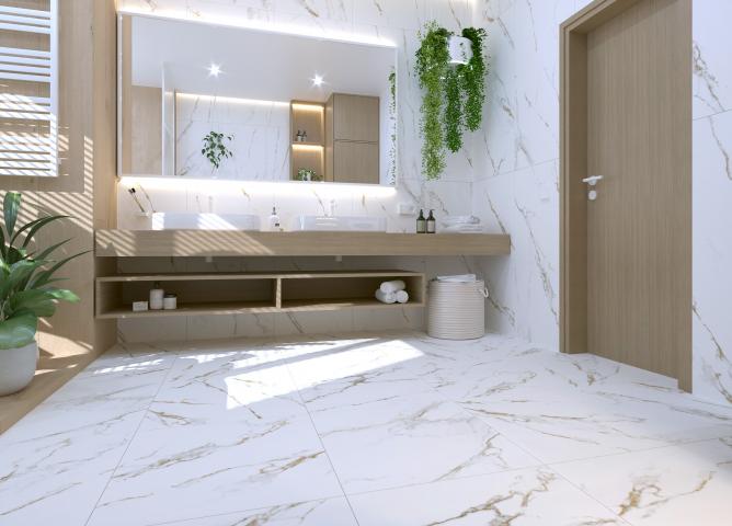 Гранитогрес Skyatos gold 60x120, снимка 2 - Гранитогрес