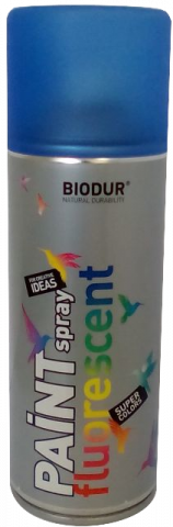 Спрей Biodur Флуоресцентен 400 мл, RAL 5016(син) - Спрей бои универсални