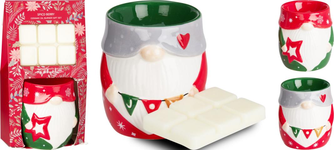 Керамичен ароматизатор за етерични масла 9 см, снимка 2 - Коледни артикули
