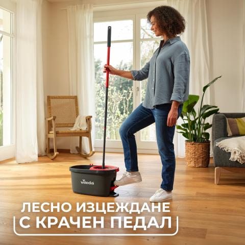 Комплект Vileda Easy Wring - Clean Turbo, снимка 5 - Мопове