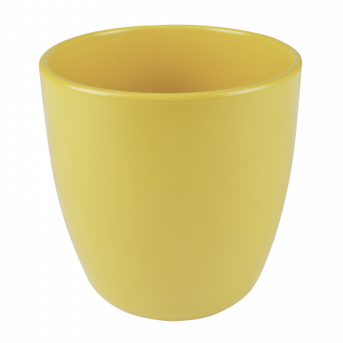 Кашпа Еми 11 см жълта - Керамични кашпи