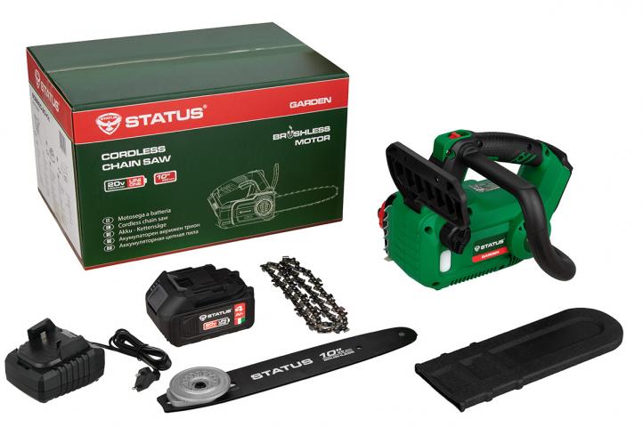 Акумулаторен трион Status SCB250-20 KIT, снимка 3 - Акумулаторни верижни триони