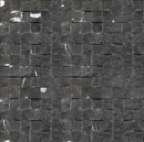 Каменна мозайка 30х30 Тъмно сива - Стъклени