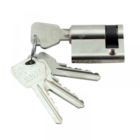 Ключалка Mauer Класик едностранна 31/10 DIN месинг/никел - Патрони