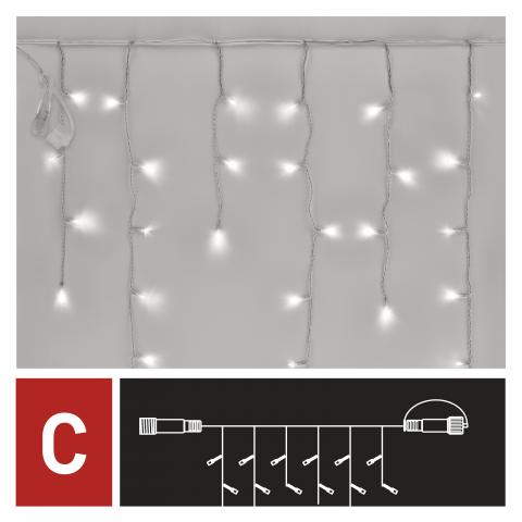 LED свързваща верига, мигащи висулки, 2,5 м, снимка 2 - Светеща верига