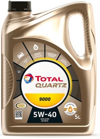 Двигателно масло Total QUARTZ 9000 5W40 - Моторни масла за дизелови двигатели