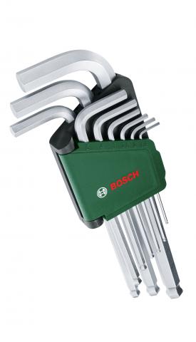 Шестограми HEX Bosch 9 бр., снимка 5 - Шестограми