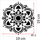 Шаблон LM12 - мандала