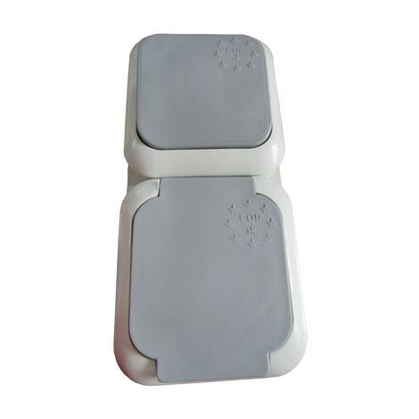 Контакт + бутон влагозащитен IP44 05004225 на топ цена — Home Max | ex ...