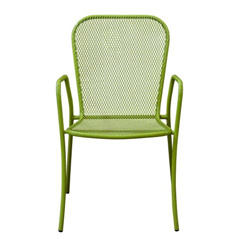 Стол ЛИДО метален, светло зелено - Метални гарнитури