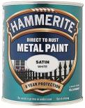 Боя за метал Hammerite 0.75л, бял сатен