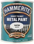 Боя за метал Hammerite 0.75 л бял сатен