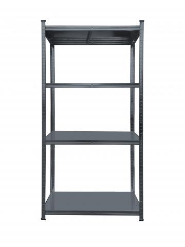 Стелаж De'Home Popular 180х90х40 см 4х100 кг антрацит, снимка 2 - Метални стелажи