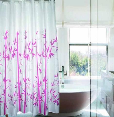 Завеса за баня щампа 180см X 200см - Текстилни завеси