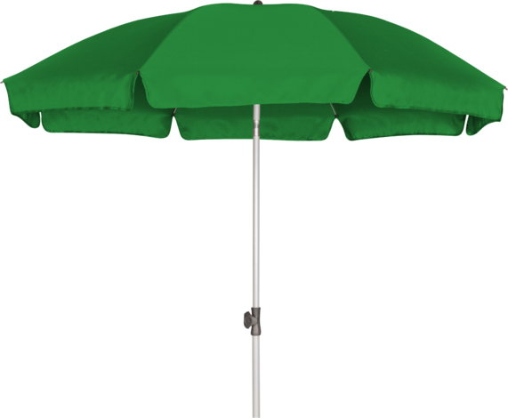 Град. чадър 240см т.зелен - Градински чадъри