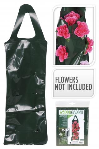 Висяща торба за засаждане цветя 70х22 см, полиестер - Покривала